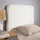 Idimex Kopfteil Ariela 90 cm gepolstert, weiß - Headboard mit Wandbefestigung und Kunstlederbezug, bequeme Bettrückwand für Einzelbett