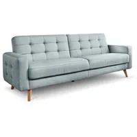 Exxpo by Gala Schlafsofa Nappa Stoff Blau Aqua