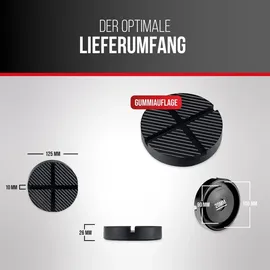 Heyner Gummiauflage Gummi, Kunststoff schwarz
