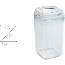 Wenko Frischhaltedose transparent 19,5 x 10 x 10 cm 1,2 l