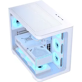 AeroCool P500C-G-WT-v1 Mid-Tower Weiß