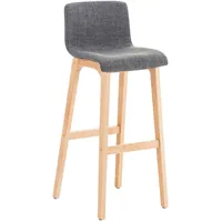CLP Barhocker Hover Stoff Natura hellgrau