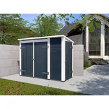 Weka Multibox mit Regalsystem 2,05 x 0,84 m anthrazit/weiß