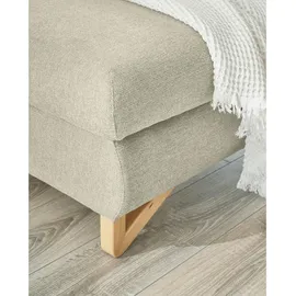 furn.design Ecksofa Struktur-Stoff 284 cm Beige