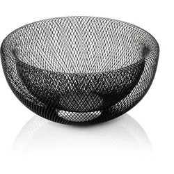 Korb / Obstkorb, Metall schwarz - 29,5cm