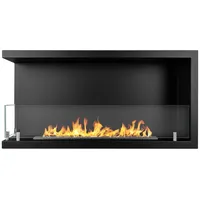Divina Fire Eingebauter Bioethanol-Eckkamin 90x45 SUTRI 90 SX