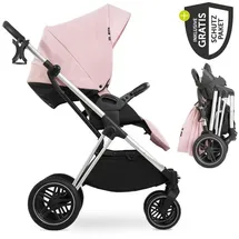 hauck Buggy & Sportwagen Vision X inkl. XXL Zubehörpaket | Melange Rose