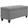 Homcom Truhenbank Hellgrau 100 x 40 x 44 cm