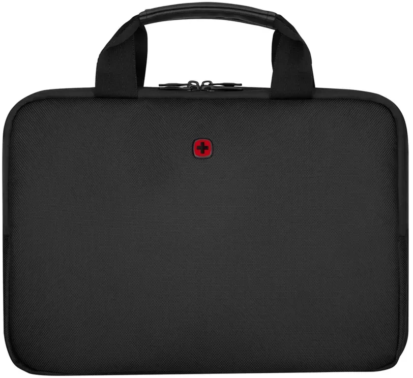Guyde 14 Zoll Laptop-Hülle schwarz, recyceltes PET, gepolstert, 2 Griffe, Netz-I...