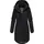 Ragwear Damen atmungsaktiver langer Wintermantel in Wollmantel-Optik warme Winterjacke Jannisa Coat YOUMODO Black Gr. 5XL - 5XL