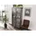 Massivmoebel24 Vitrine Mango 90 x 40 x 190 cm Grau