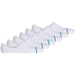 STANCE Unisex Sneakersocken 6er Pack - Icon No Show, Logo, Basic Weiß 38-42