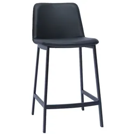 miliboo Design-Barhocker schwarz H 66 cm (2er-Set) ARSENE