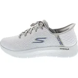SKECHERS Go Walk Flex New World Herren Slipper, weiß, Größe 48 - 48