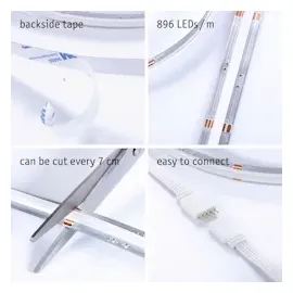 Paulmann 71201 LED Strip Basisset 3m 27W 1038lm/m RGBW+ 60VA