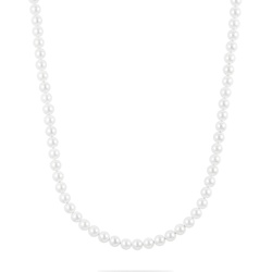FAVS Kette Edelstahl, Perle Ketten   Herren 