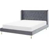 Beliani Forbach 140 x 200 cm Grau