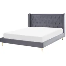 Beliani Forbach 140 x 200 cm Grau