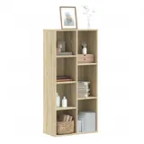 vidaXL Bücherregal Sonoma-Eiche 50x25x105 cm Holzwerkstoff