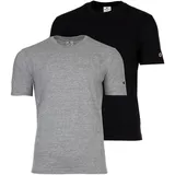 Champion T-Shirt 2er Pack Grau (Em021), M