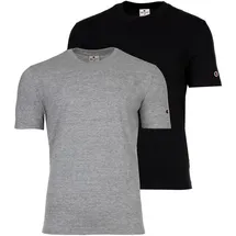 Champion T-Shirt 2er Pack Grau (Em021), M