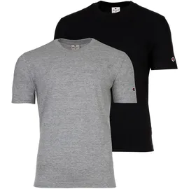 Champion T-Shirt 2er Pack Grau (Em021), M