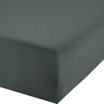 Erwin Müller Spannbettlaken Baumwolle-Jersey-Elasthan 120 x 200 - 130 x 220 cm grau