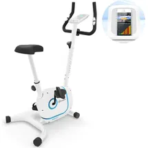 Klarfit Myon Cycle Heimtrainer 12kg Schwungmasse, SmartCardio Studio weiß