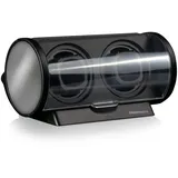 DESIGNHÜTTE® Uhrenbeweger Tubix Schwarz/Silber für 2 Automatikuhren