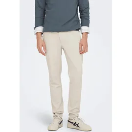 Only & Sons ONSMARK Slim Fit Chino Hose Weiß 38 32