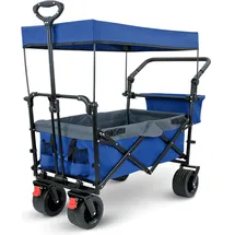 deluke Bollerwagen KILI faltbar blau