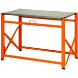 BAHCO Werkbank Stahl 840 mm x 510 mm x 1200 mm orange