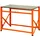 BAHCO Werkbank Stahl 840 mm x 510 mm x 1200 mm orange