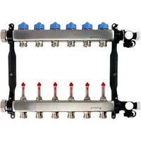 Viessmann Edelstahl Heizkreisverteiler 6 Heizkreise mit DFA