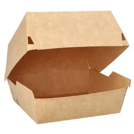 Papstar Burgerboxen 80 St. 12,5 x 12,5 cm Braun