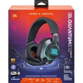 JBL Quantum 810 Wireless Over-Ear-Gaming-Headset, Schwarz