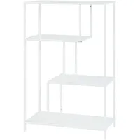 [en.casa] Bücherregal Reisjärvi 115 x 75 x 35 cm Weiß