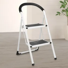 Hi Trittleiter 2 Stufen weiß