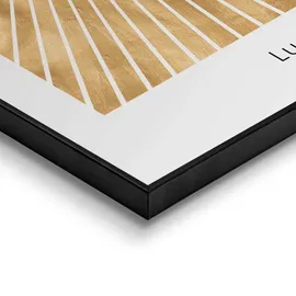 reinders Wandbild 40 x 50 cm Moon Holz Gold