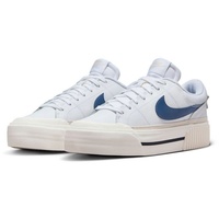 Nike Damen WMNS Court Legacy Lift Niedrig, Weiß/Blau (White Diffused Blue Lt Orewood BRN Sail), 38 EU - 38 EU