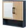 [en.casa] Svanes 56 cm Dunkelgrau/Natur