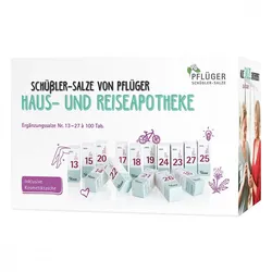 Schüßler-Salze Haus/Reiseapotheke Nummer 13-27 Tabletten