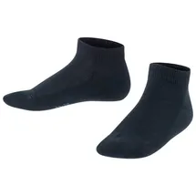 Falke Unisex Kinder Sneakersocken Family K Sn nachhaltige Baumwolle kurz einfarbig 1 Paar, Blau Dark Marine 6170, 27-30 - 27-30