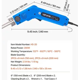 Vevor Styroporschneider 200 W