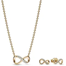 Pandora 68322 Damen Schmuck-Set Funkelnde Unendlichkeit Goldfarben