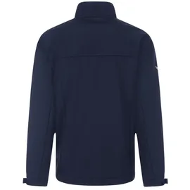 TRIGEMA Softshelljacke "TRIGEMA Softshelljacke RV unisex", Damen, Gr. 4XL, blau (navy), Stoff, 88% Polyamid, 12% Elastan, lang, Jacken Softshelljacke