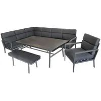 BellaVista Sorrent Loungeset grau