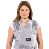 Koala Babycare Tragetuch Baby Neugeborene - Einfach Anzuziehen für Mütter und Väter - Babytrage Multi-Use Bis 9kg - Babytragetuch Hellgrau