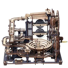 ROBOTIME - 3D-Murmelbahn-Puzzle Stadt der Hindernisse - Braun/Grau