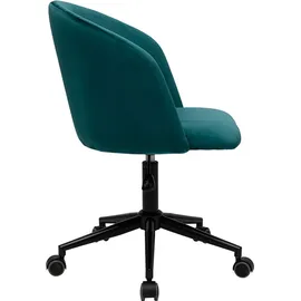 miliboo VANITY Samt Petrolblau